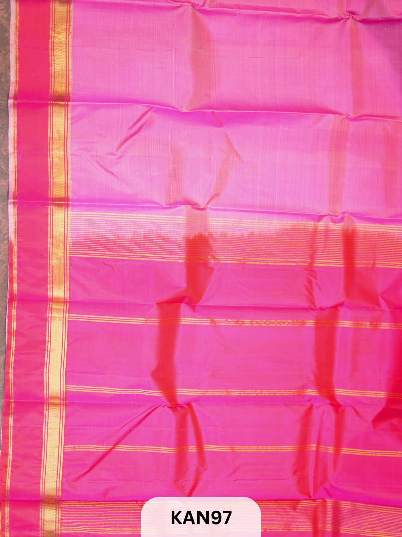KANCHIPURAM HANDLOOM SMALL DOUBLE BORDER