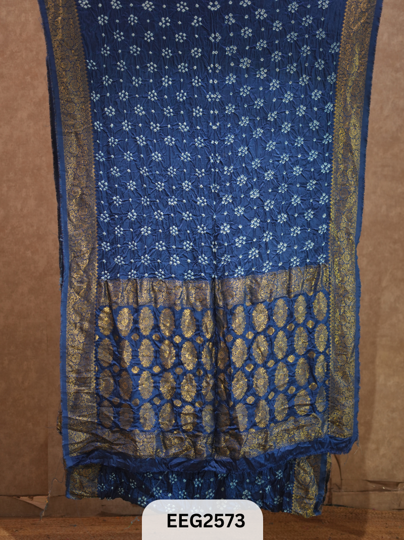 MODAL FUSIOIN SAREE WITH DOLA BORDER - EXCLUSIVE