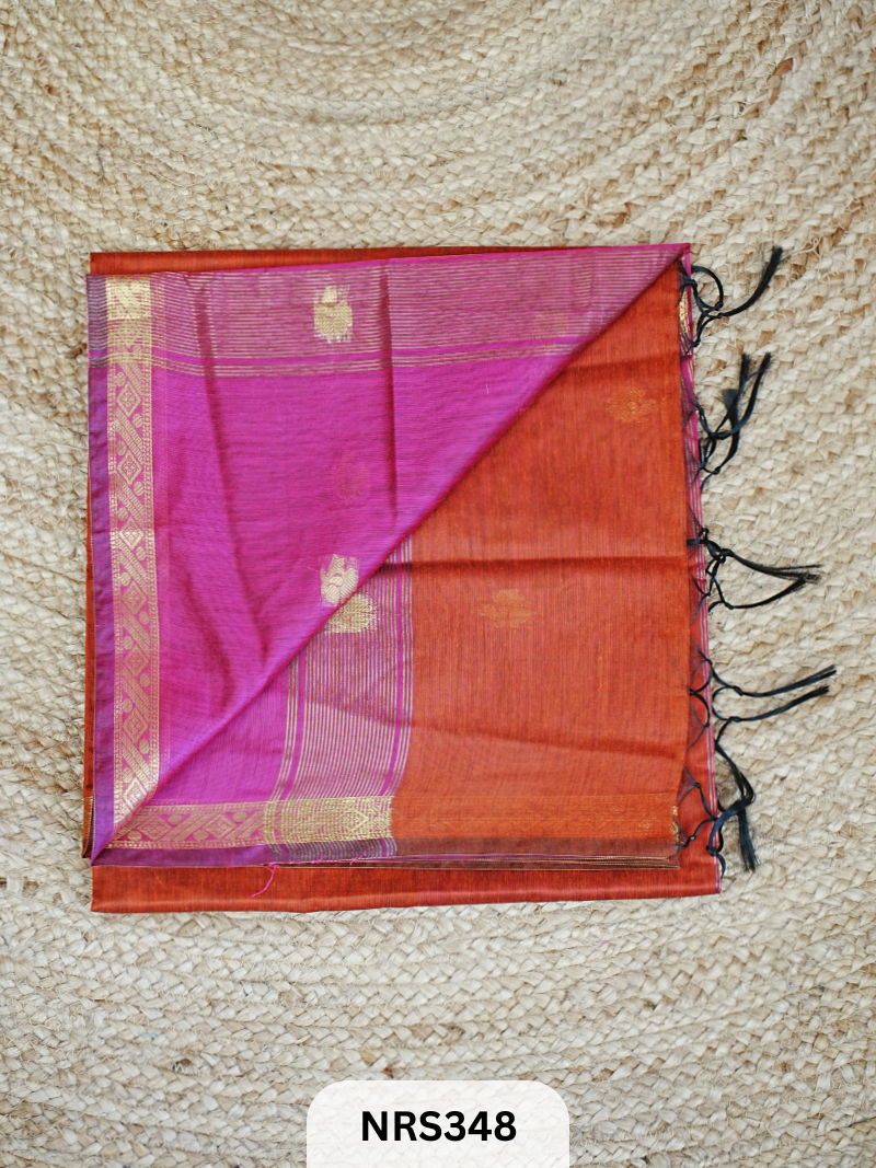 CHANDERI INSPIRED MAHESWARI SAREE