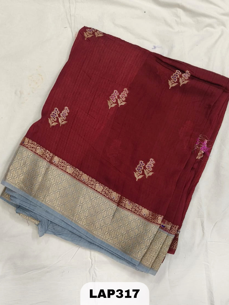 Banaras dupion raw silk saree