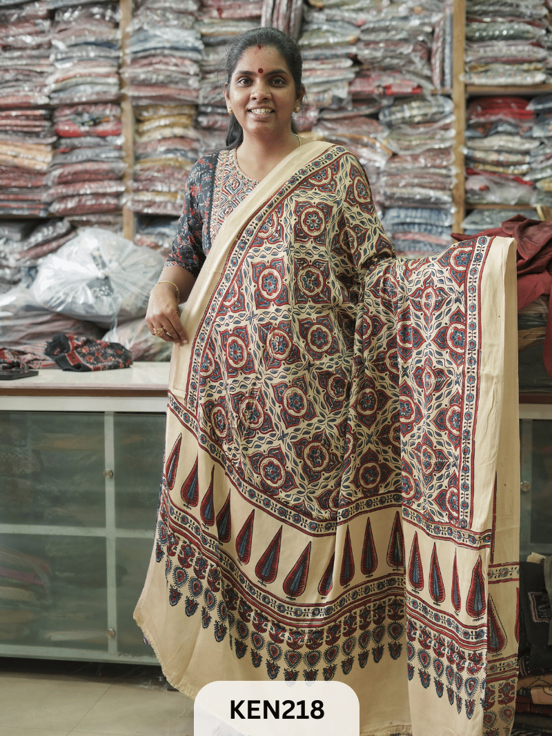 MODAL AJRAKH NATURAL PROCESS DUPPATA