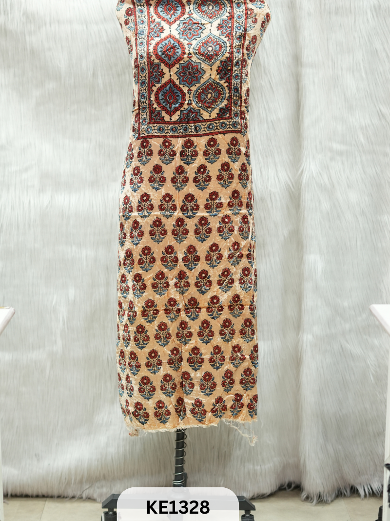 VELVET AJRAKH HANDBLOCKPRINT - 2.5MTR TOP