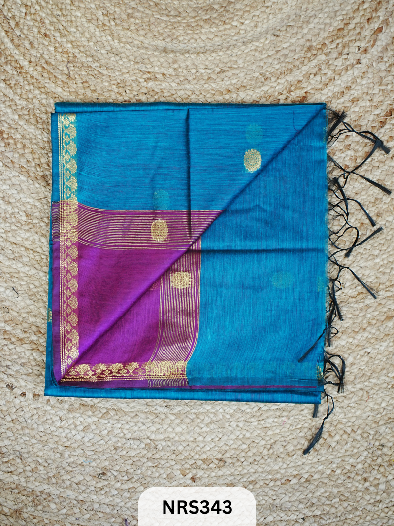CHANDERI INSPIRED MAHESWARI SAREE