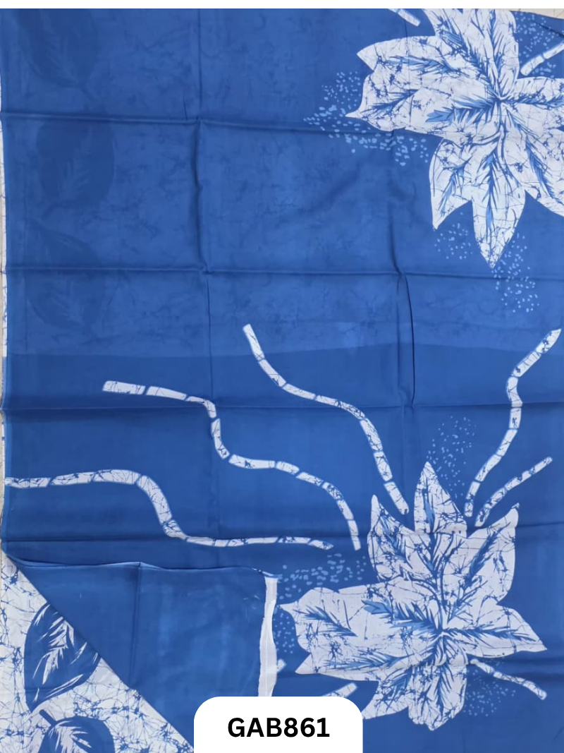 Bagru Block Print Cotton Mulmul Sarees With Running Blouse