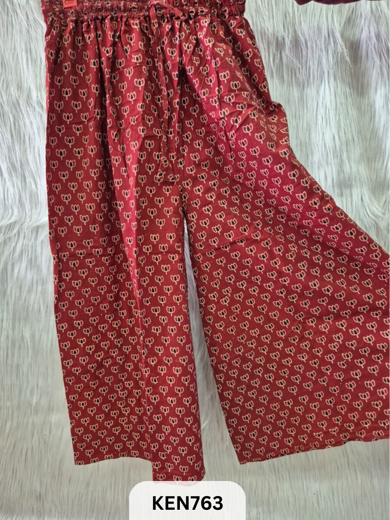 COTTON NATURAL PROCESS PALAZO (22-40INCH)