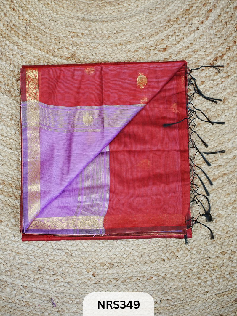 CHANDERI INSPIRED MAHESWARI SAREE