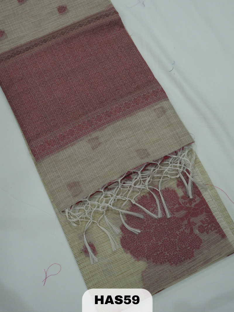 BANARAS COTTON JACQUARD SAREE