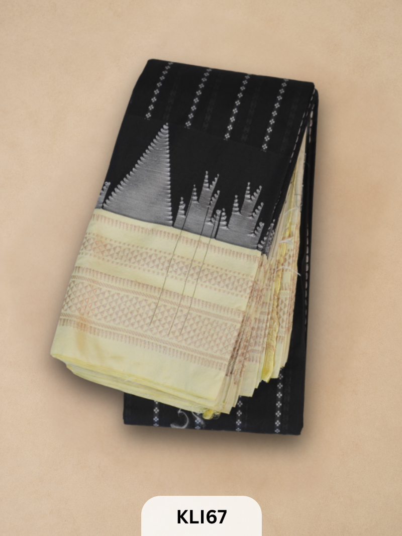 ILKAL TOPI BORDER HANDLOOM SAREE