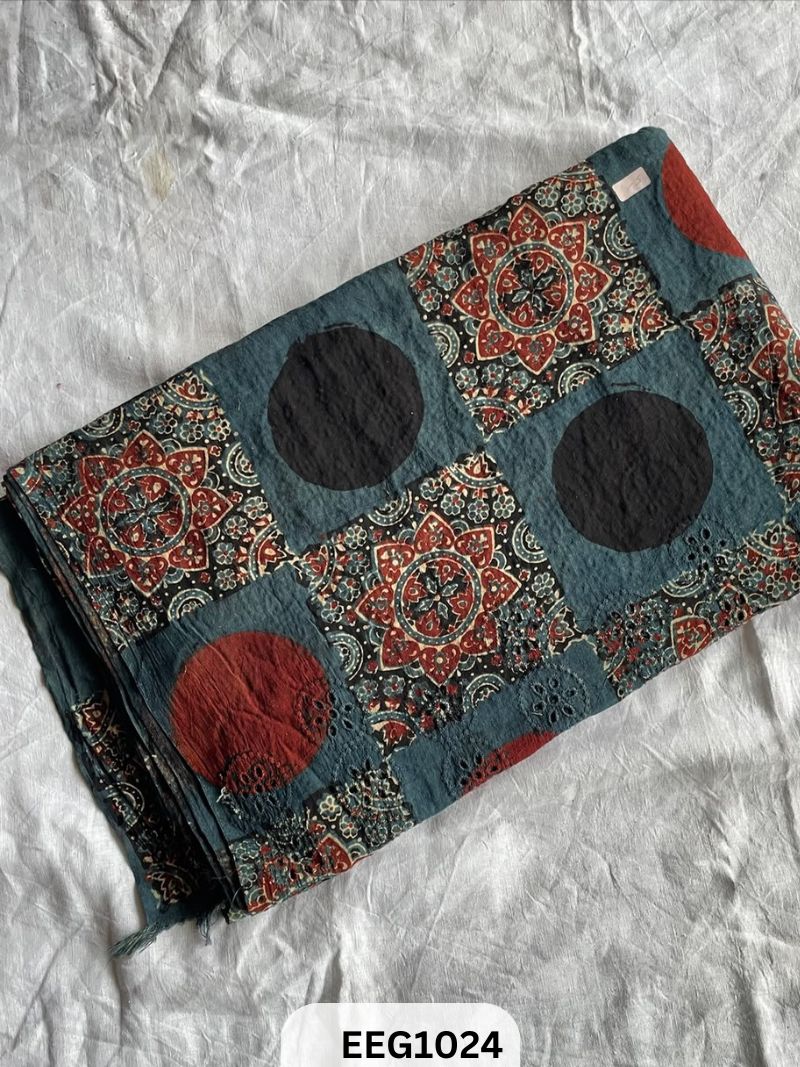 PREMIUM COTTON HAKOBA AJRAKH FABRIC-1MTR
