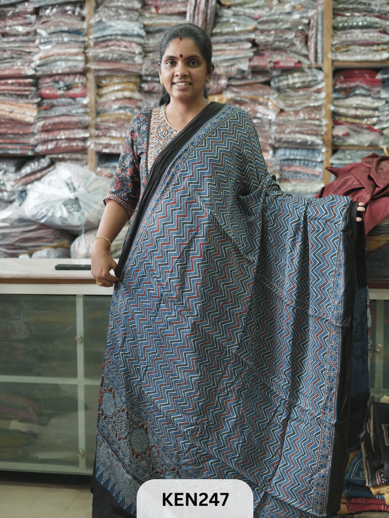 MODAL AJRAKH SCREEN PRINT DUPPATA