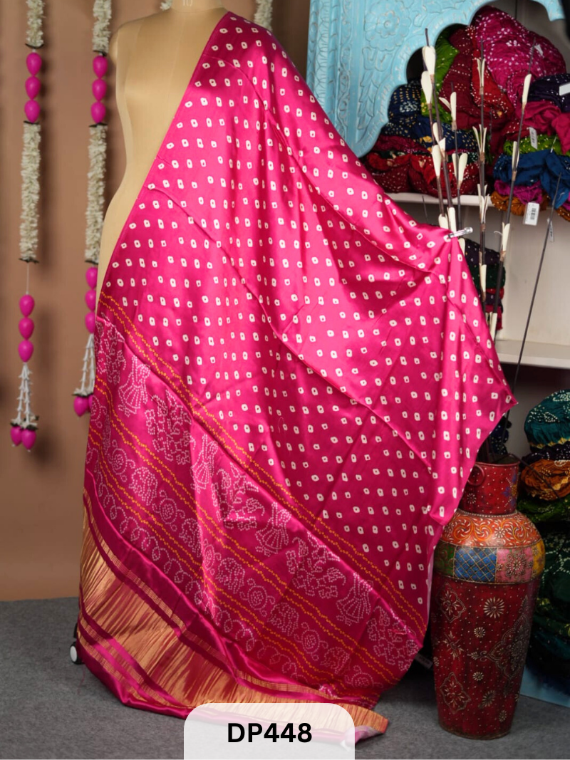 Gaji Silk with Lagidi patta Dupatta