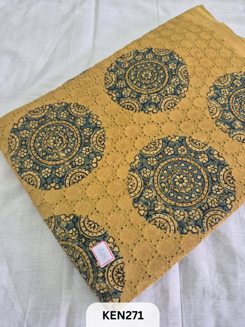 HAKOBA NATURAL HANDBLOCK PRINT-1 MTR