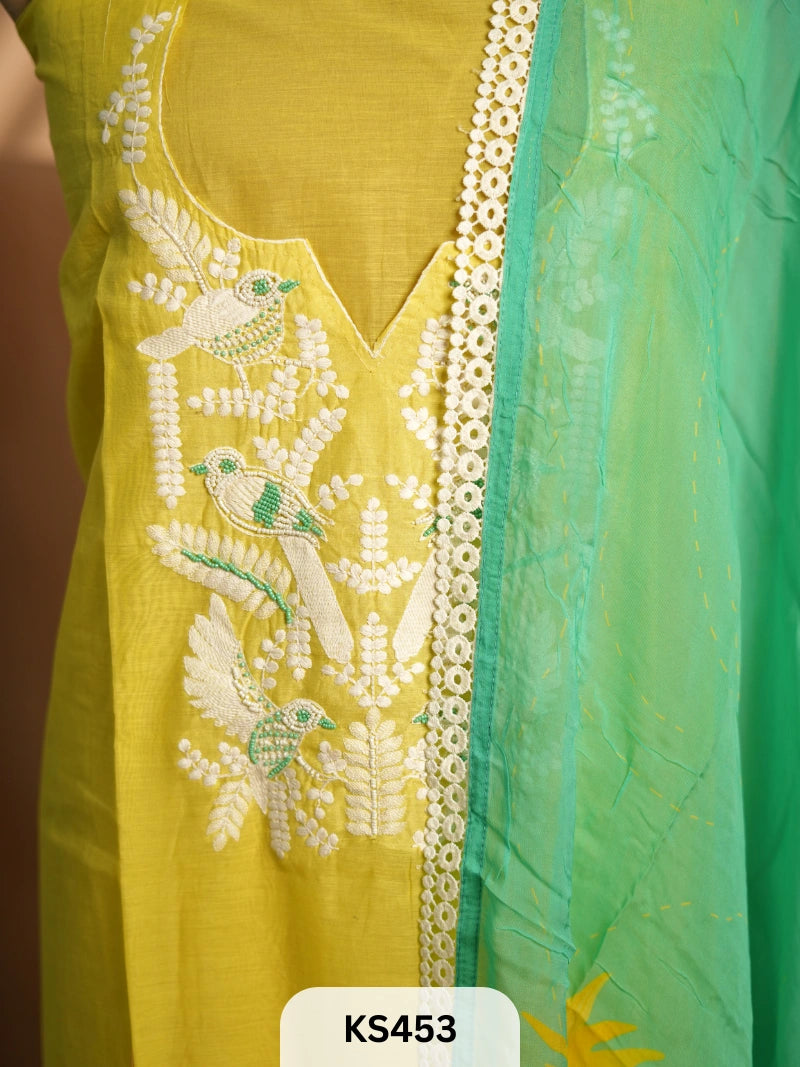 MUSLIN SILK PREMIUM EMBROIDERY