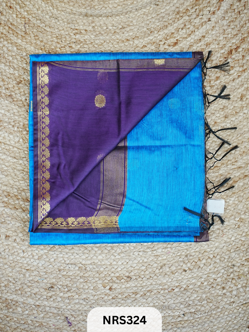 CHANDERI INSPIRED MAHESWARI SAREE