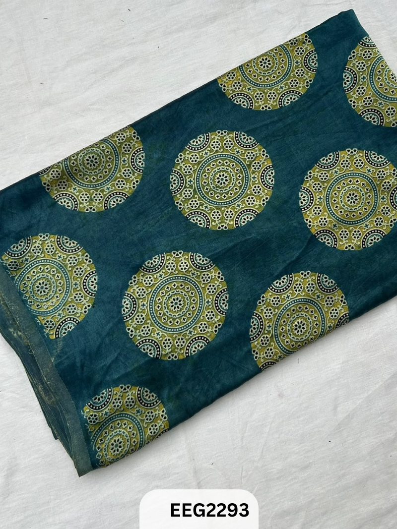 MASHRU AJRAKH FABRIC PRINT-1 MTR