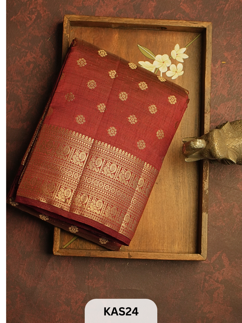 DUPION TUSSAR SAREE