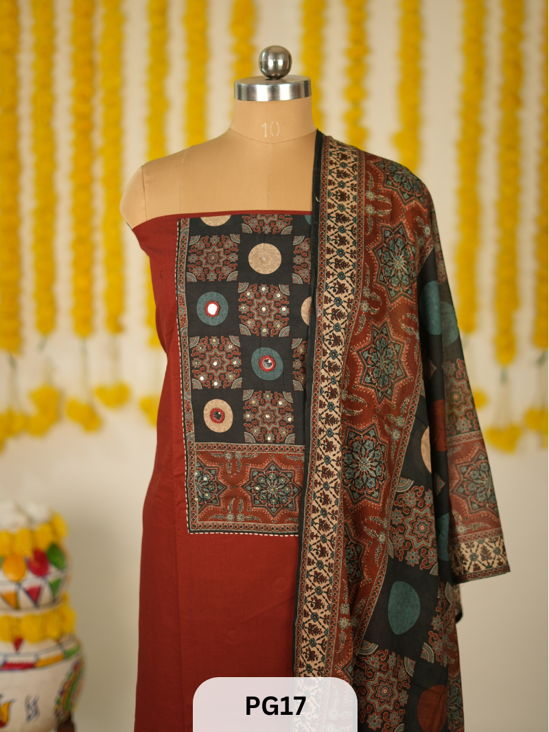 PREMIUM AJARKH SALWAR SUIT