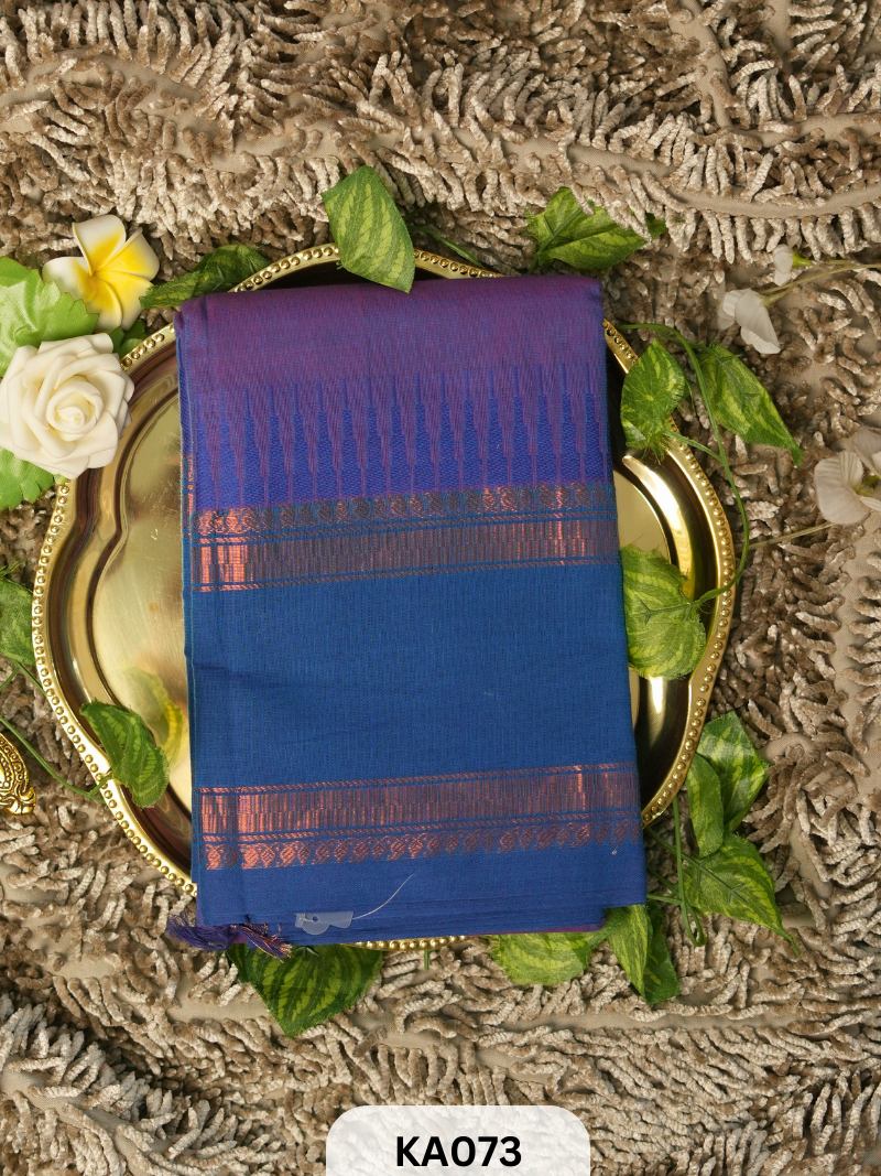 Chettinad cotton with Golden border Saree Story with Shanmuga Priya