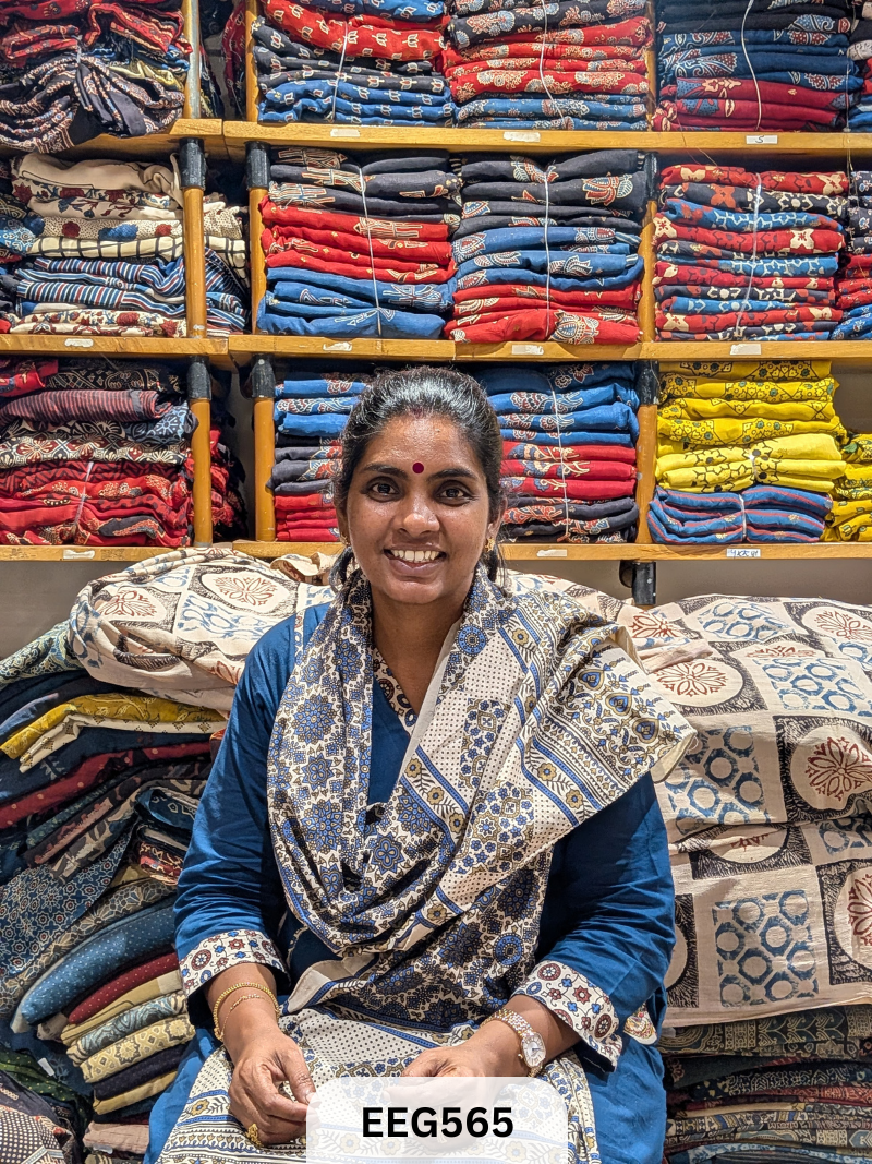 AJRAKH COTTON STOLE