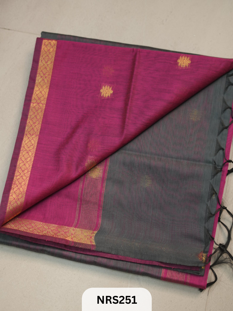 CHANDERI INSPIRED MAHESWARI SAREE