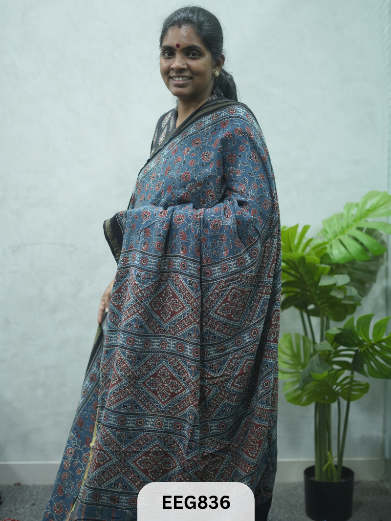 KOTA DORIA AJRAKH SAREE