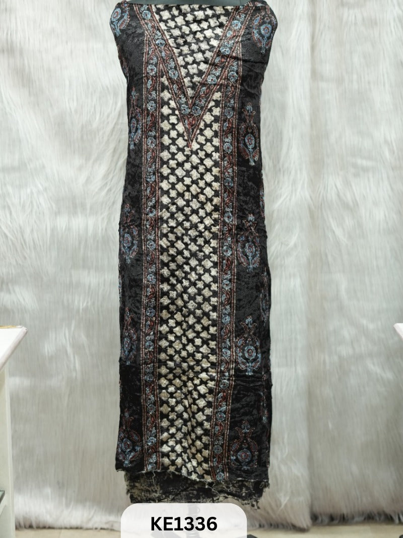 VELVET AJRAKH HANDBLOCKPRINT - 2.5MTR TOP