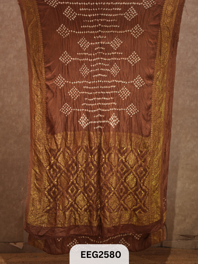 MODAL FUSIOIN SAREE WITH DOLA BORDER - EXCLUSIVE