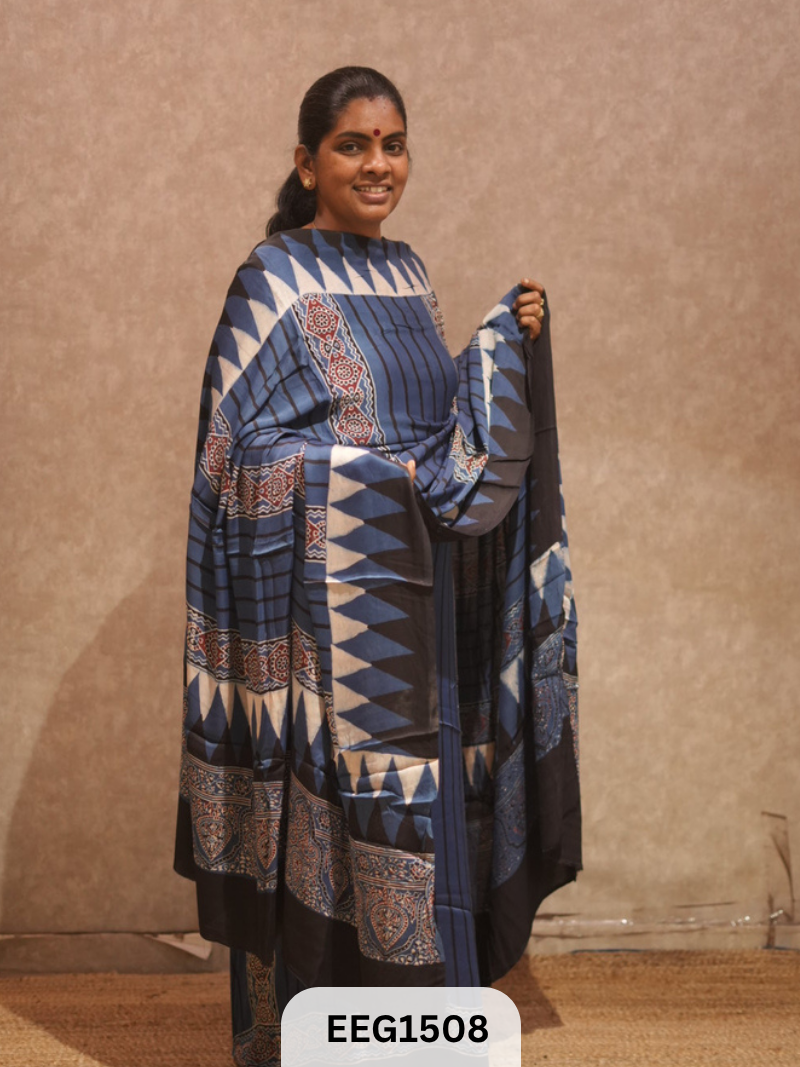 AJRAKH MODAL 2 PCS-UNSTITCHED