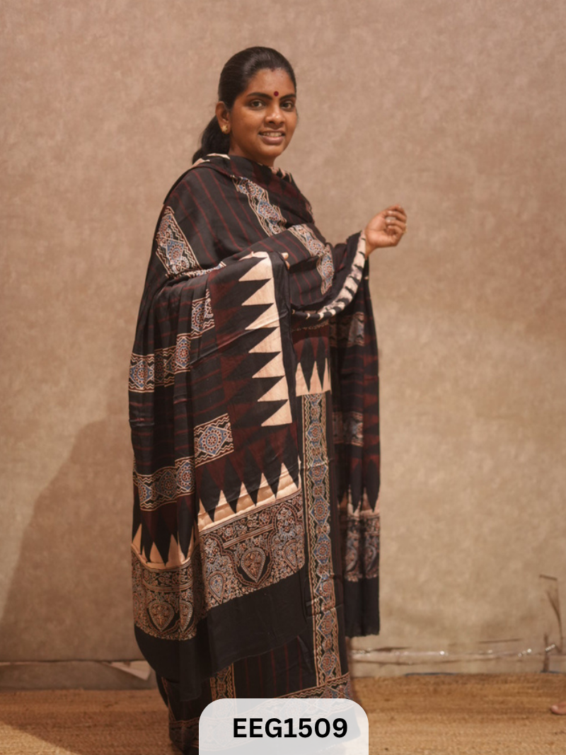 AJRAKH MODAL 2 PCS-UNSTITCHED