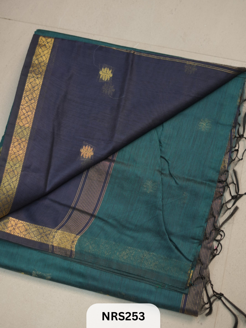 CHANDERI INSPIRED MAHESWARI SAREE