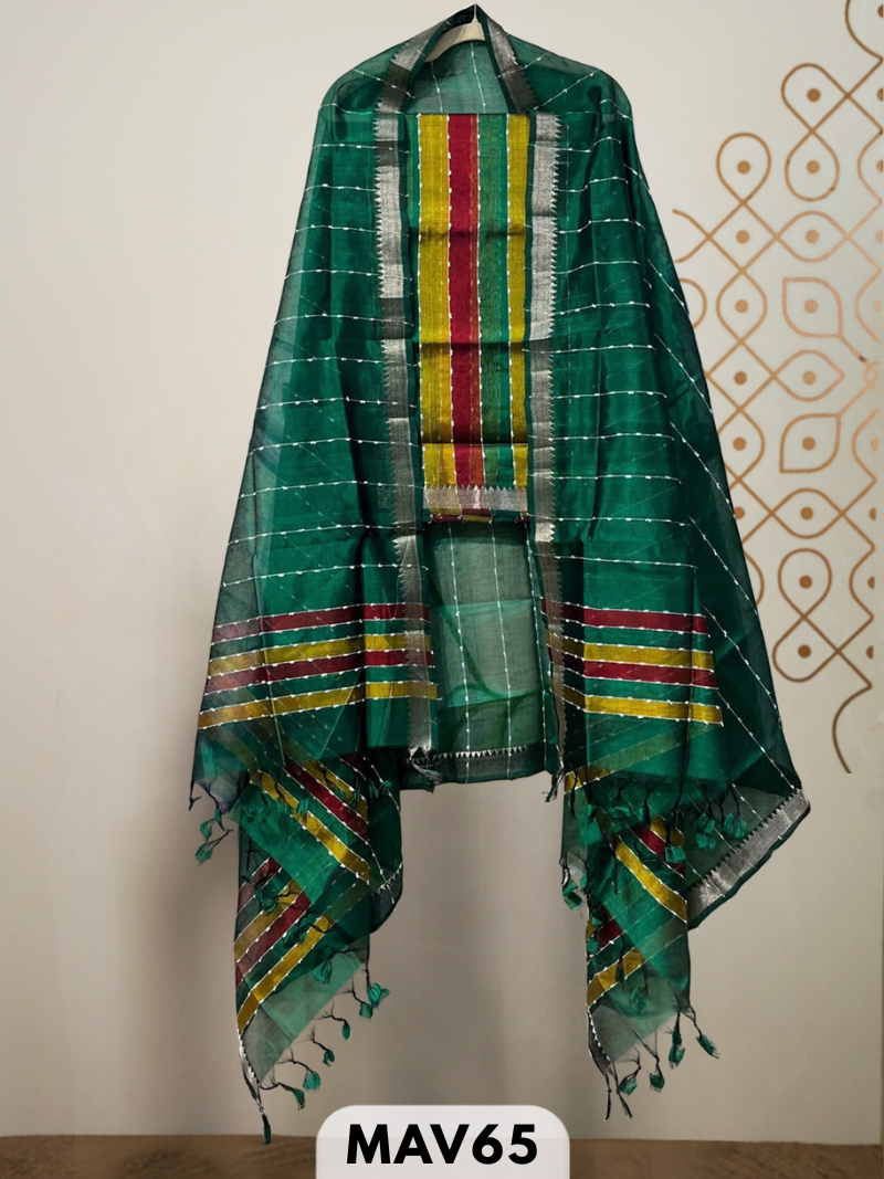 Mangalagiri pattu 2 pcs salwar suit