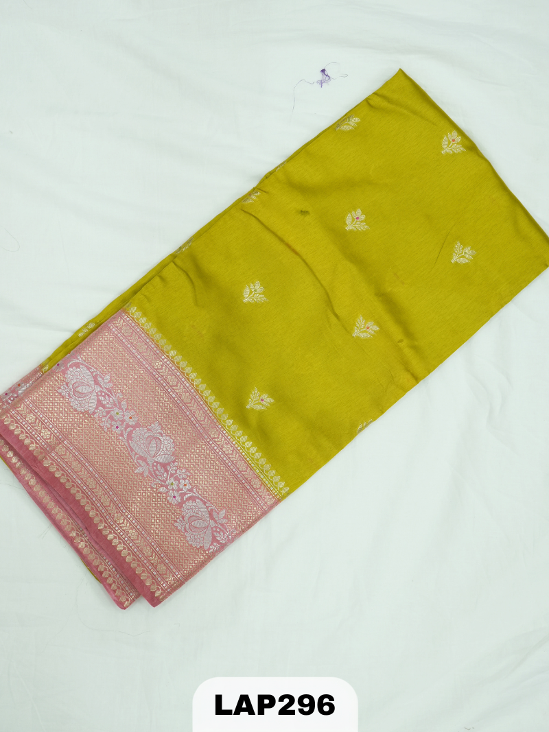 Banaras kora dupion silk saree