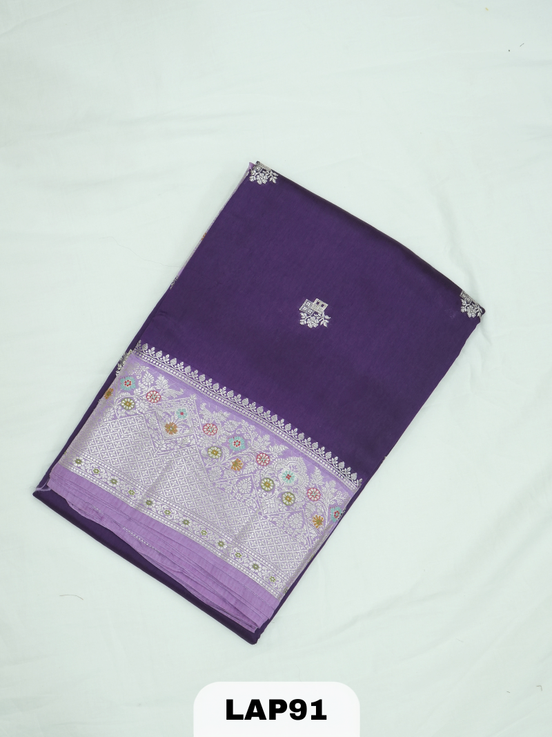 Banaras kora dupion silk saree