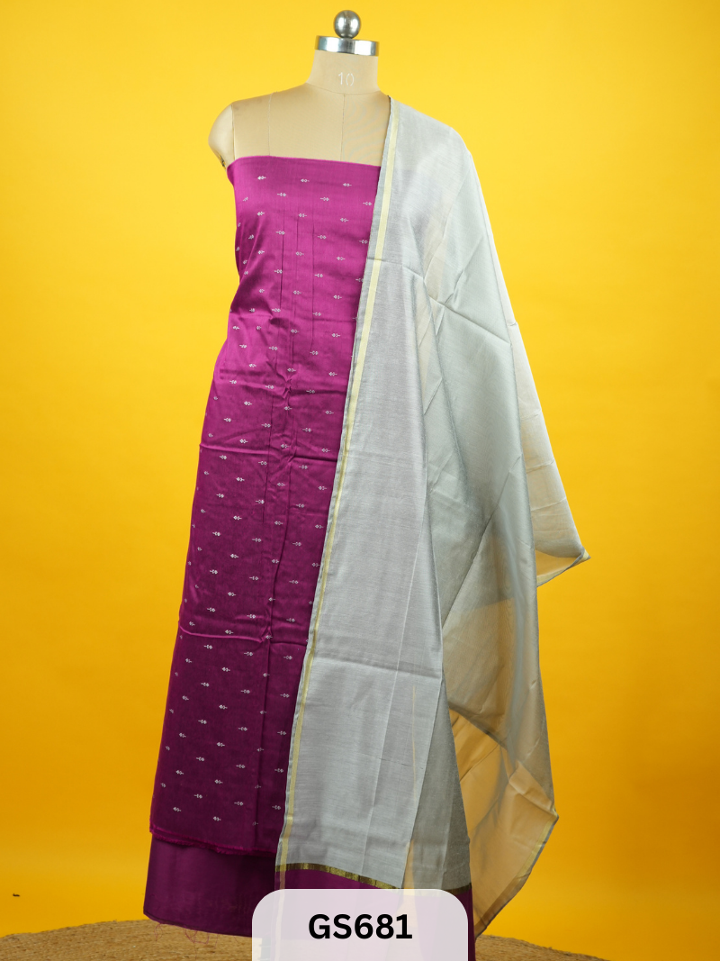 Duppion Silky 3pcs Salwar Suit