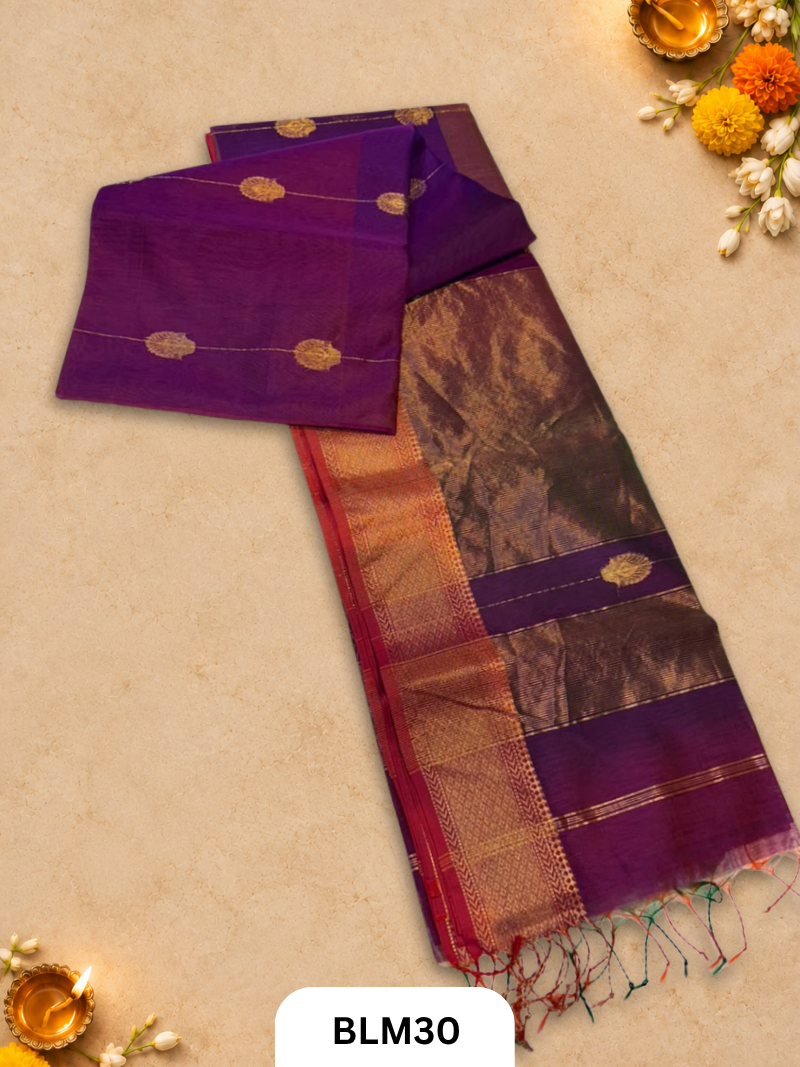 Maheshwari Gajlakshmi buta sarees
