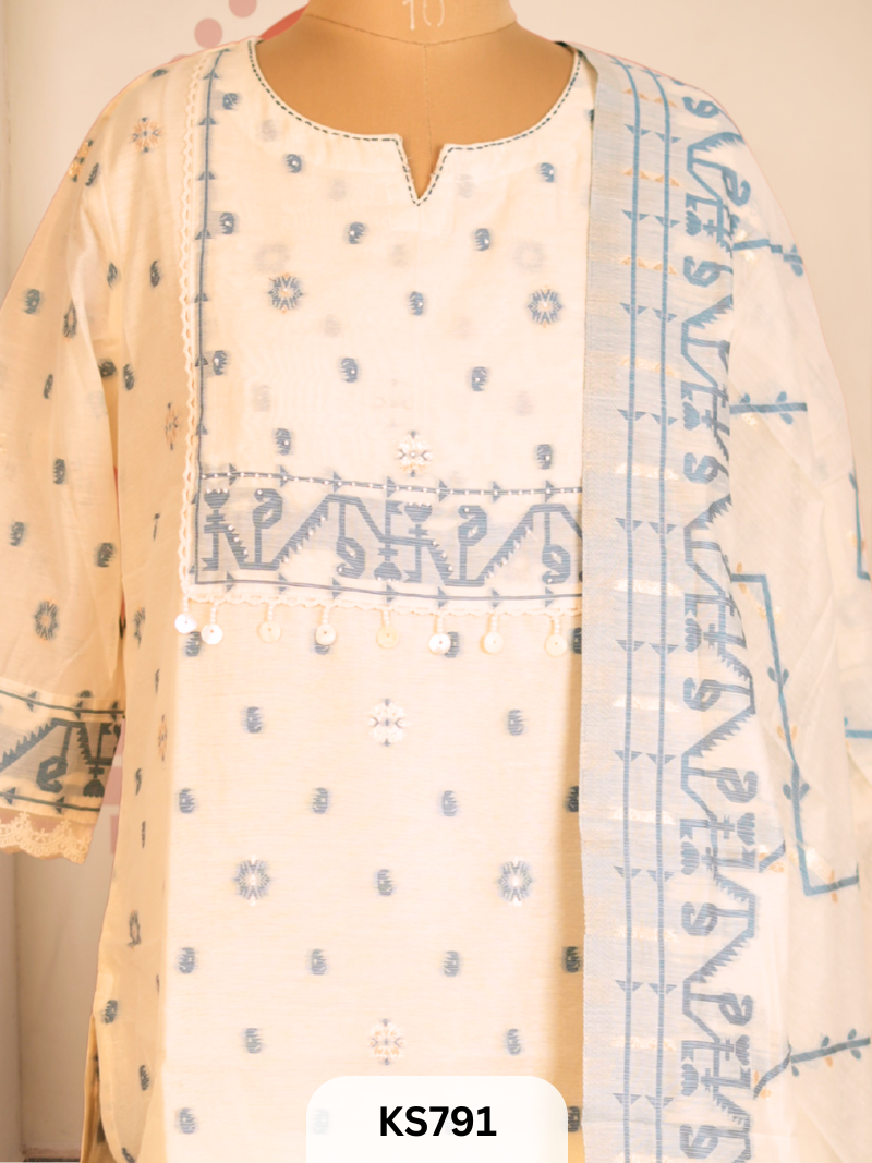 MADNESS- JAMDHANI WEAVE SALWAR SUIT