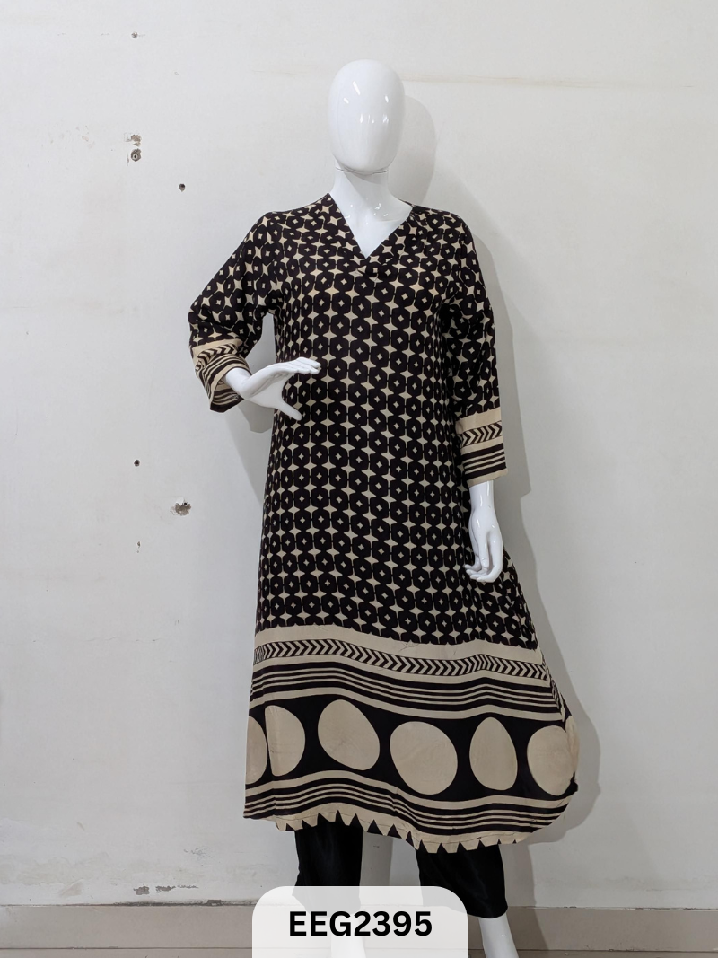 PURE MUSLIN WITH MODAL AJRAKH PRINT WORK WEAR