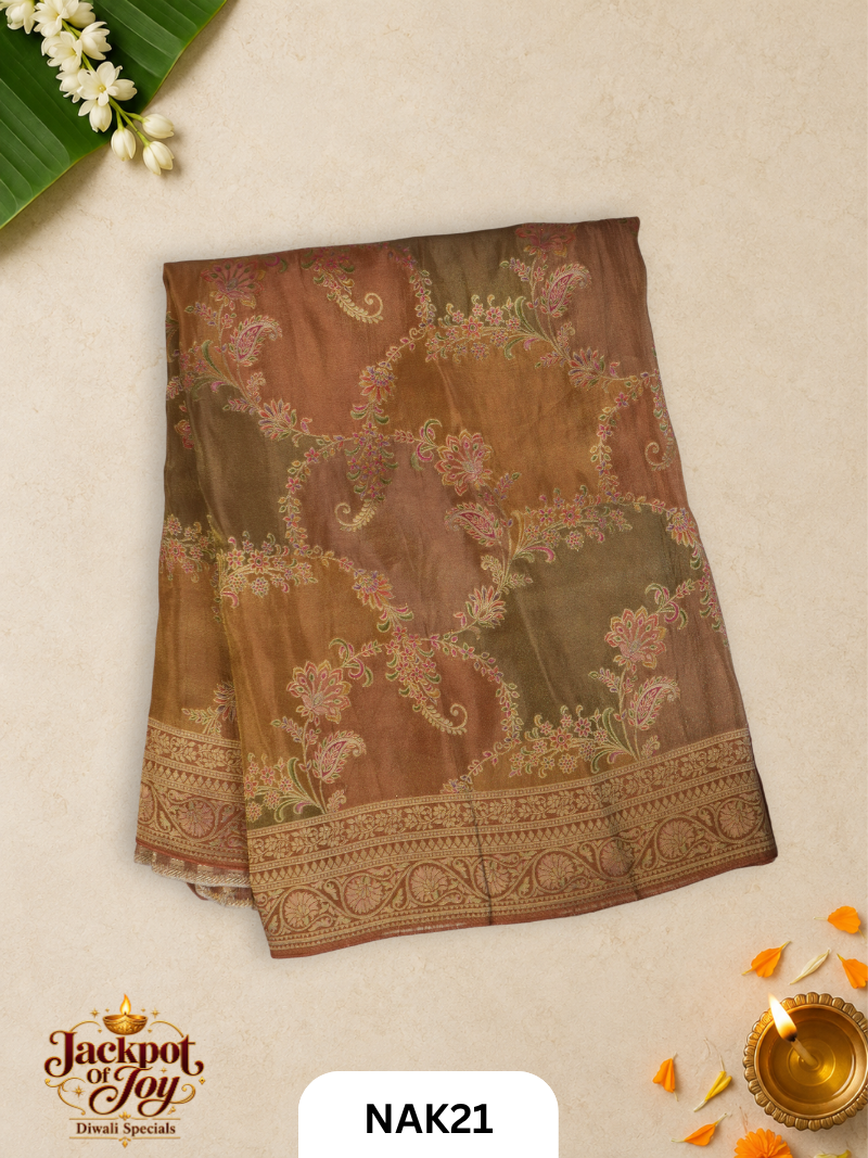 Banarasi Meenakari Dola Silk