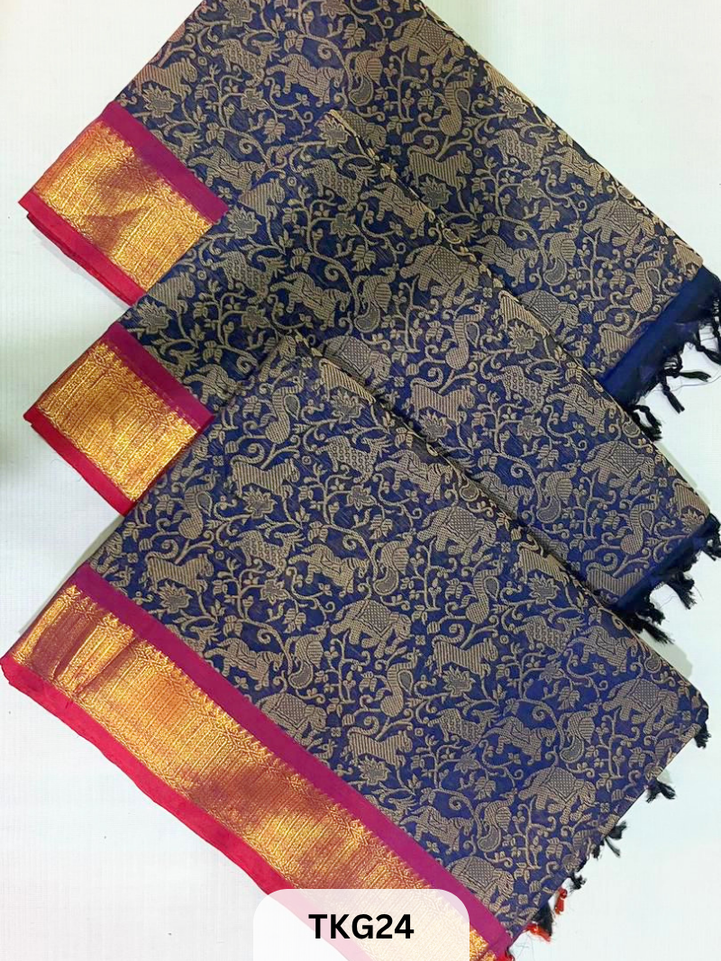 Vanasingaram Kanchi Cotton Saree