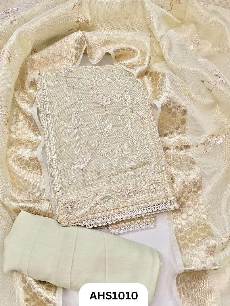 Soft Silk Tissue Kota & Dupatta - Top and Duptta 2.5mtr