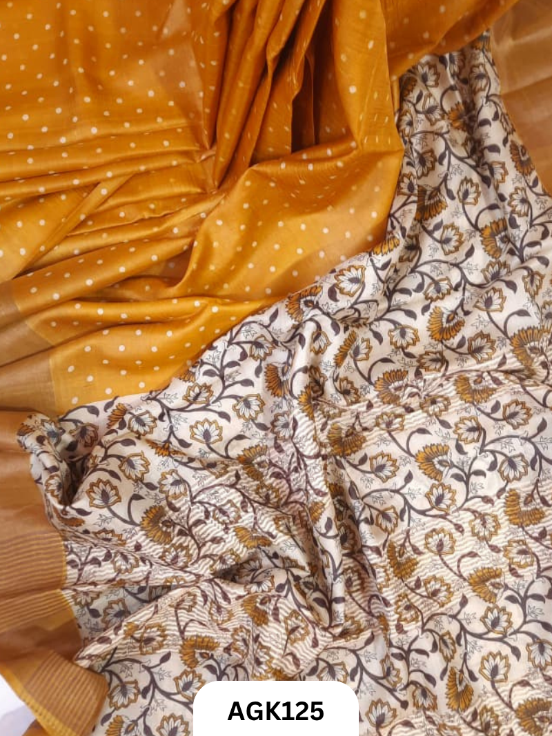 PURE TASSAR SAREE- PRE BOOKING 10-20DAYS