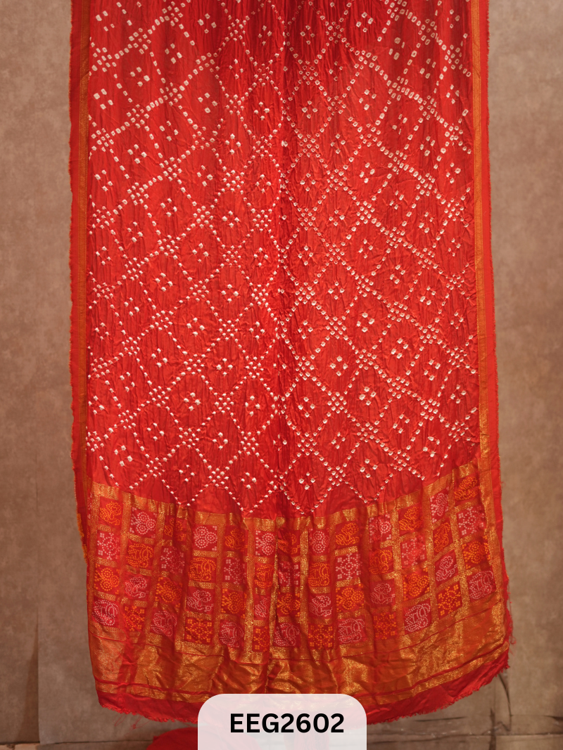 MODAL FUSIOIN SAREE WITH DOLA BORDER - EXCLUSIVE