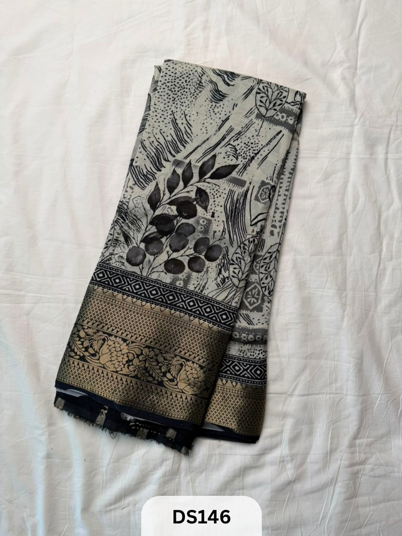 PURE DOLA SILK IN DIGITAL PRINT SAREE