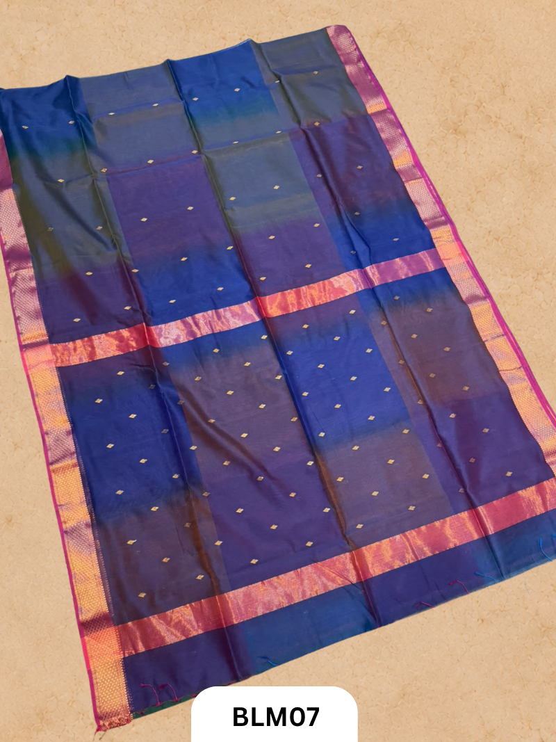 Diya Butti And Border Shaded Saree