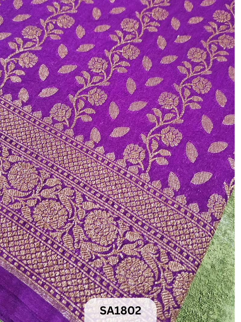 Banarasi Khadi Chanderi Malmal