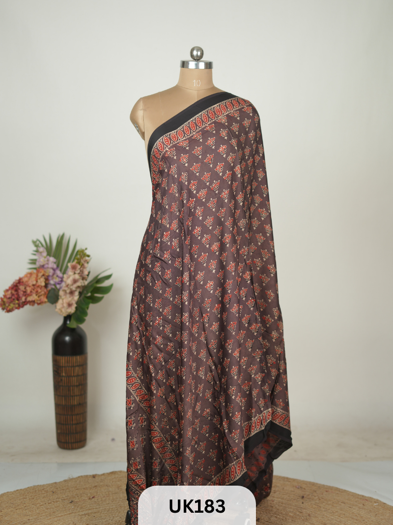 MODAL HANDBLOCK DUPATTA