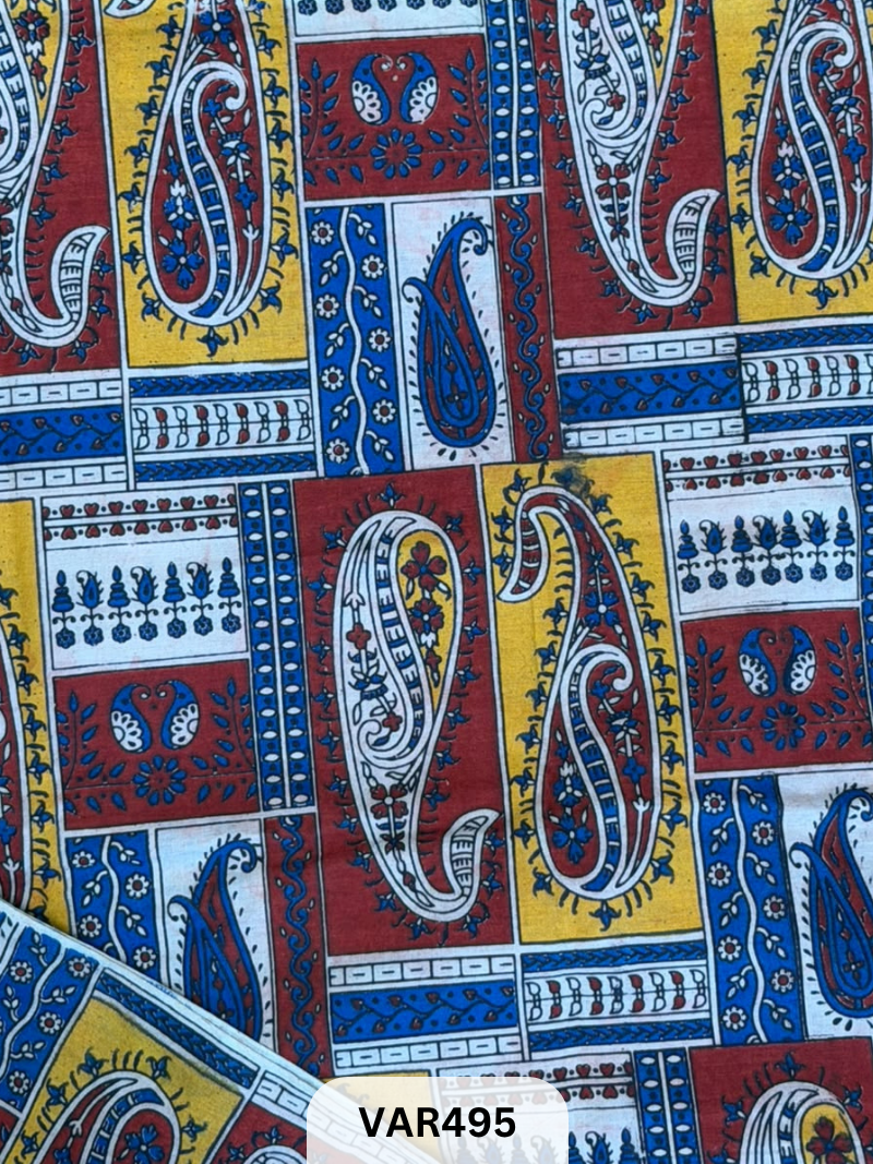 Kalamkari Hand printed - Fabric -1.5mtr