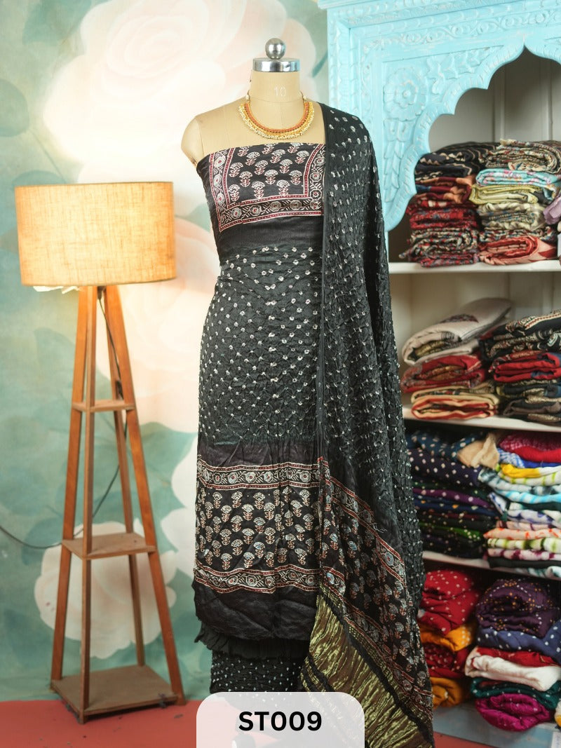 Bandhini TS SUIT-3PC Saree Story with Shanmuga Priya