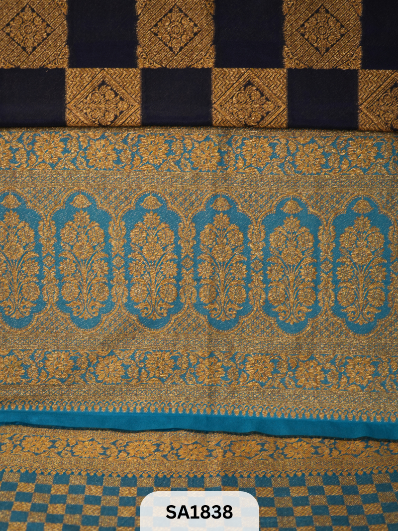 BANARASI MYSORE KHADI GEORGETTE SAREE