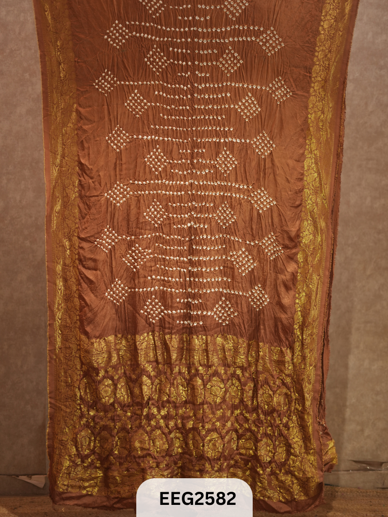 MODAL FUSIOIN SAREE WITH DOLA BORDER - EXCLUSIVE